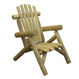 Lakeland Mills Cedar Log Lounge Chair, Natural Lakeland Mills