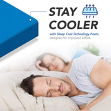 DynastyMattress 10 Inch CoolBreeze Gel Memory Foam Mattress Bed King/Extra Firm DynastyMattress