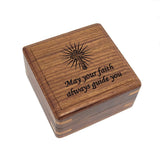 Personalized Engraved Compass Gift for Baptism, Confirmation | Proverbs 3:5-6 Trust in The Lord | Joshua 1:9 Be Strong and Courageous | Gift Box and Greeting Card Included (FBA - Joshua 1:9) Stanley London