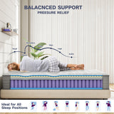 6V-Sermmoo 12 Inch California King Memory Foam Mattress for Back Pain, Cooling Gel Mattress Bed in a Box, Medium Firm,Pressure Relief,Motion Isolation, Edge Support,CertiPUR-US,72"*84"*12" 6V-Sermmoo