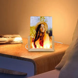 Sublimation Acrylic Blank - 3D LED Light Lamp Base & Photo Frame Panel for Heat Transfer | Customizable Acrylic Frame for Home, Bedroom, and Nightstand Decor WoodArtSupply
