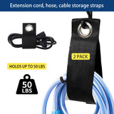 Garage Tool Organizer Wall Mount 13 PCS, Yard Garden Tool Organizer, Adjustable Tool Storage Rack with 8 Heavy Duty Hooks, Max Load 500lbs Garage Organization Ailadl