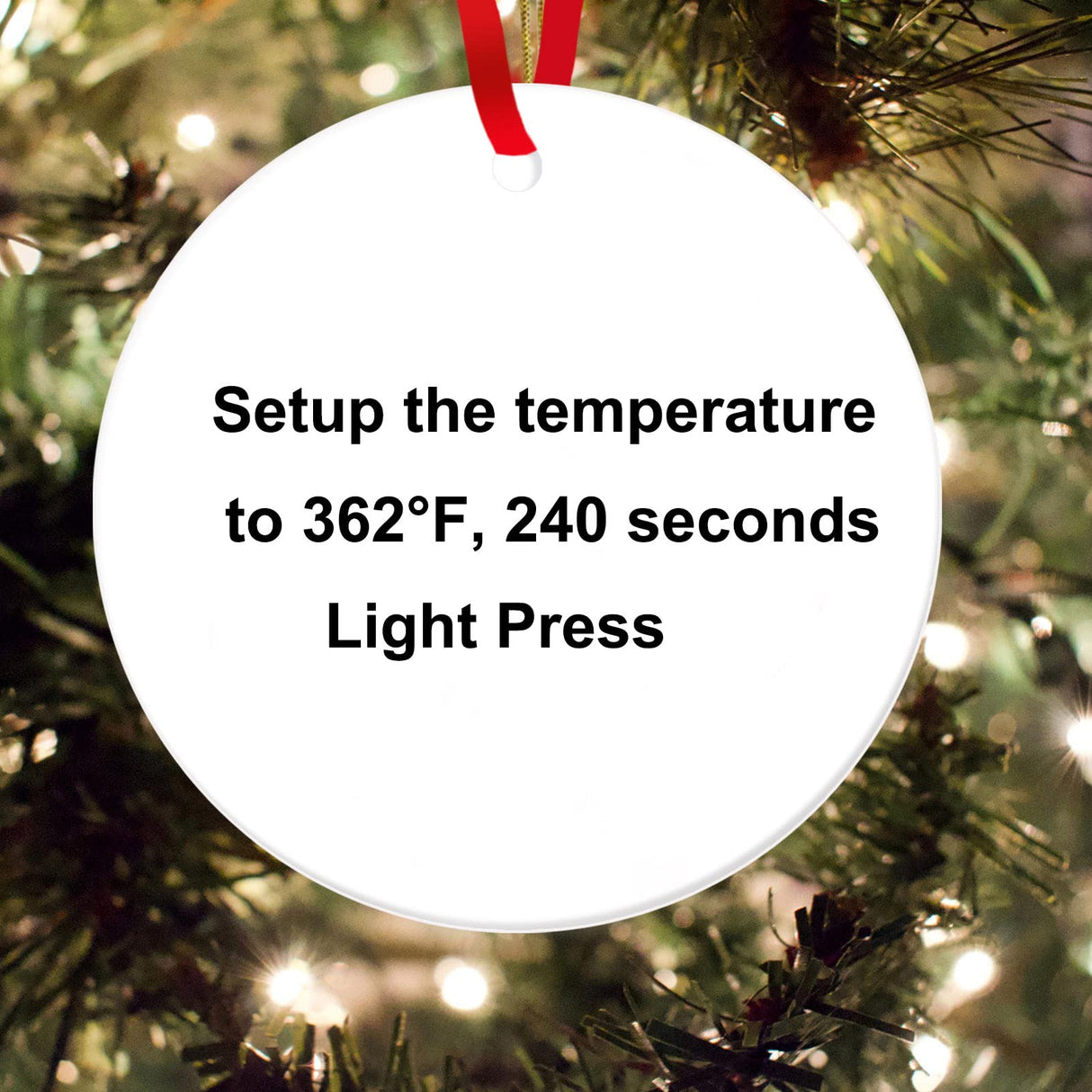 10Pcs Sublimation Ornaments Blanks Round White Blank Ceramic Ornament for Sublimation Personalized 2024 Christmas Ornament Bulk Circle Porcelain Blank Ornaments for Heat Transfer Print DIY Craft Gift Umzing