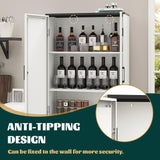 71" Tall Farmhouse Kitchen Pantry Cabinet with Barn Doors and 2 Drawers,Kitchen Storage Cabinets with Adjustable Shelves,Storage Cabinet with Doors and Shelves for Dining Room,Living Room,Bathroom Kelueo