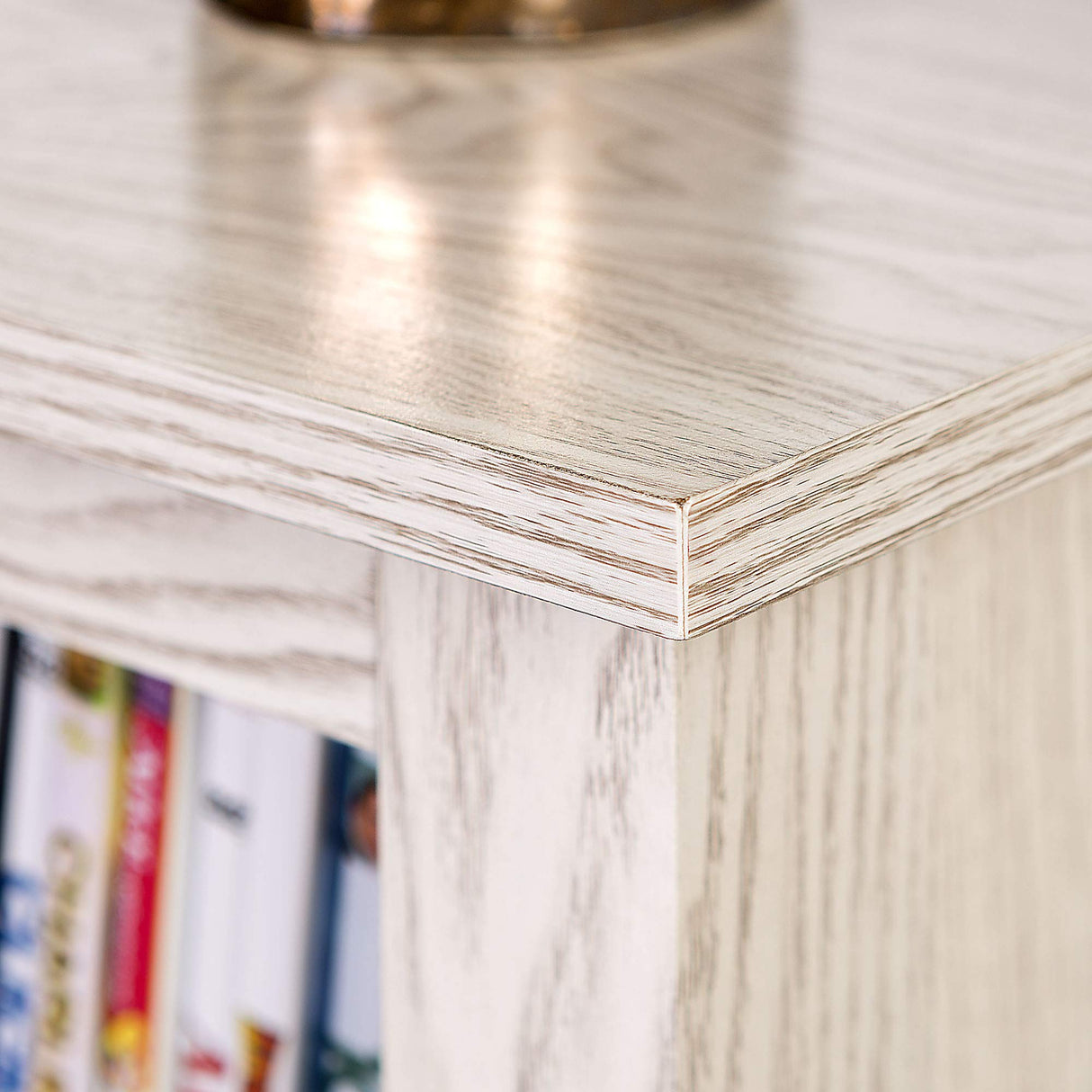 Walker Edison Wren Classic White Wash TV Console for 65 + Inch Television Fireplace Entertainment Center, 58 Inch Walker Edison