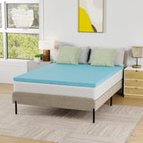 PayLessHere 2 Inch Gel Memory Foam Mattress Topper/Gel Infused Mattress Topper/CertiPUR-US Certified/Easy to Clean, (Full) PayLessHere