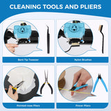 Sovol 3D Printer Tools Kit, 36 PCS 3D Printer Accessories with Deburring Tool, Caliper, Art Knife Set, Removal Tools, Cutters, Pliers and Tools Storage Bag for Smoothing, Finishing, Craving Sovol