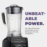 Cleanblend Commercial Blender with 5-Year Full Warranty - 1800W, 3HP, 64oz High-Performance Professional Countertop Blender with Stainless Steel Blades Cleanblend