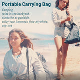 SUPERJARE 12 FT Hammock Stand Only, 450 lbs Capacity Heavy Duty Steel Hammock Stand, Portable Carrying Bag, 2 Person, Rust-Resistant Finish, Perfect for Patio, Camping, Indoor, Outdoor - Black SUPERJARE