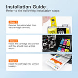 E-Z Ink Remanufactured Ink Cartridges Replacement for Epson 127 T127 to use with NX530 625 WF-3520 WF-3530 WF-3540 WF-7010 WF-7510 7520 545 645 (4 Large Black, 2 Cyan, 2 Magenta, 2 Yellow) 10Pack E-Z Ink