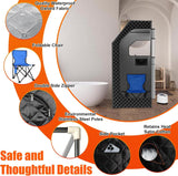 bsdonte Portable Sauna for Home, Personal Steam Sauna Box, Indoor Sauna Tent at Home Full Body with 1000W 2.6L Steamer, Timer, Remote Control, Folding Chair, 9 Levels Heating, 2.6' x 2.6' x 5.9' bsdonte