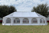DELTA 40'x21' PVC Marquee Tents for Parties, Large Party Tent, Outdoor Wedding Tent, Heavy Duty Fire Retardard Waterproof Canopy, Carpas para Fiestas, Outdoor Event + Storage Bags DELTA