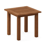 Furinno FG18506 Tioman Hardwood Patio Furniture Outdoor End Table, Natural Furinno