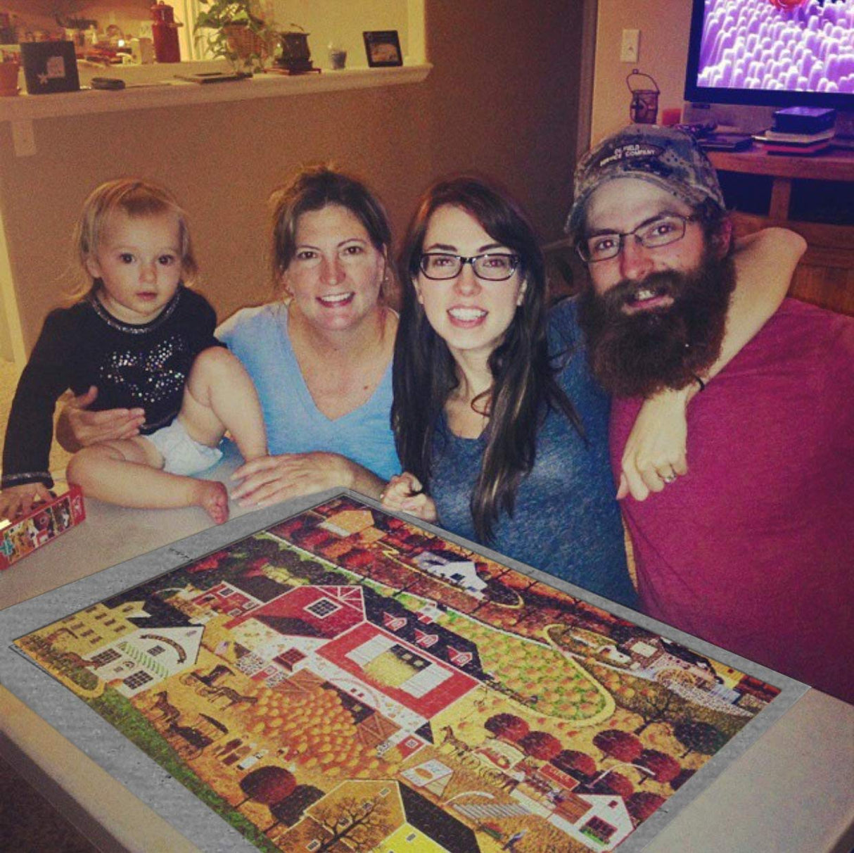 Jigsaw Puzzle Mat Roll Up - 3000 Pieces Large Gray Puzzles Saver Board for Adults Kids, Storage and Transport Keeper Saver Accessories Table Portable Holder Organizer Board Pad Gifts (Gray) Genovega