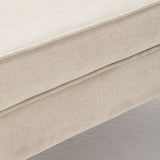 Andeworld Modern Tufted Loveaseat Settee Sofa Bench High Back with Arms Upholstered Couch for Dining Living Room Hallway or Entryway Seating,Beige Andeworld