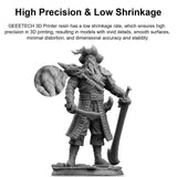 GEEETECH Upgraded 3D Printer Resin, 405nm Fast UV-Curing 1kg Standard Resin, Photopolymer 3D Printing Resin for DLP LCD 3D Printing (Blue, 1kg) Geeetech