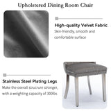 KUVADAZ 63"-78.74" White Faux Marble Extendable Dining Room Table Set for 8, 9-Piece Dining Table Set with 8 Chairs, Rectangle Wooden Expanding Kitchen Table and Grey Upholstered Chairs Set KUVADAZ