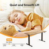 FEZIBO Electric Standing Desk Adjustable Height, 48 x 24 Inch Sit and Stand Desk, Home Office Desk, Ergonomic Workstation Computer Desk, Rustic Brown FEZIBO