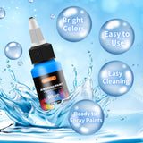 Ovaga Airbrush Paint Set, 11 Colors (20 ml/0.7 oz), Ready to Spray, Opaque & Neon, Water-Based Acrylic Kit for Artists & Hobbyists Ovaga