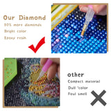 Ginfonr DIY 5D Diamond Art Kits for Adults, Dog Diamond Painting for Adults, Diamond Art Puppy Full Drill, Diamond Art Kits Embroidery Rhinestone Craft for Home Wall Decor 12 * 16 Inch Ginfonr