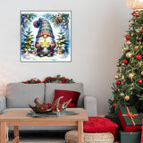 BYGFHLYW 5D Gnome Diamond Painting Kits for Adults, Gnome Christmas Diamond Art Kits for Adults Beginner, DIY Full Drill Diamond Dot Gem Painting for Home Wall Decor 13.7x13.7inch BYGFHLYW