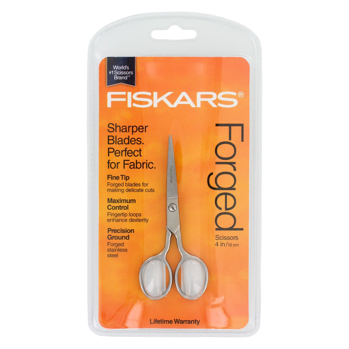 Fiskars 12-92977097J Forged Embroidery Scissors, 4 Inch, Gray Fiskars
