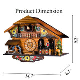 Kintrot Cuckoo Clock Pendulum Quartz Wall Clock Black Forest House Home Decor Kintrot
