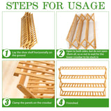 Choclaif Free Standing Shoe Racks for Closet, Shoe Shelf Bamboo Shoe Rack for Bedroom, Entryway Hallway Closet Living Room Organizer(3 Tier) Choclaif