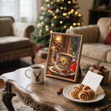 Christmas Coffee 5D Diamond Painting Kits for Adults,Mug Diamond Art Kits for Adults Beginner,DIY Full Round Drill Diamonds Dots Gem Art Kit for Adult,Home Wall Decor 12 x 16Inch Clendo