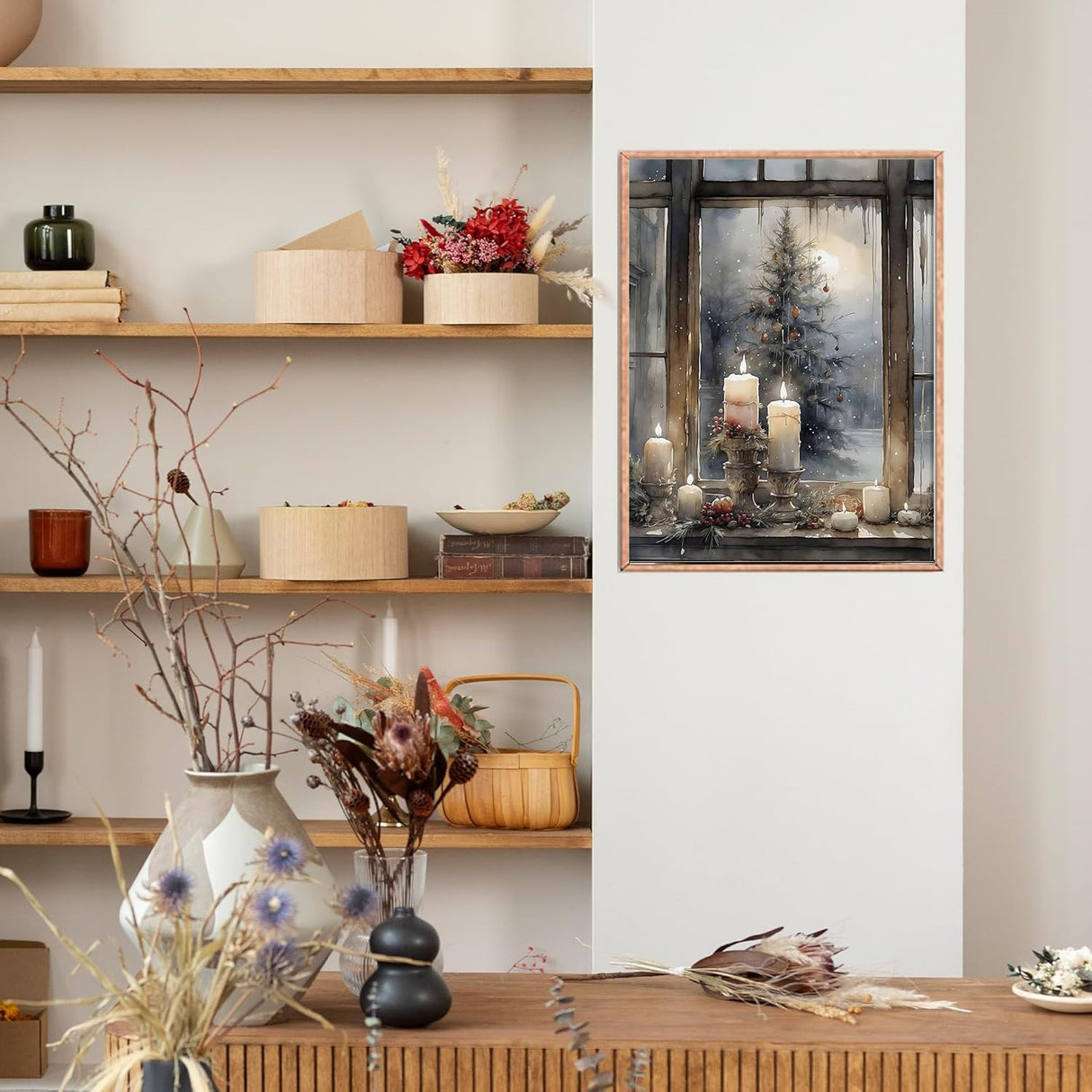 DAZZLEDOTS Diamond Art Kits for Adults, Christmas Diamond Painting Kits for Beginner Candle DIY 5D Full Drill Diamond Dots Crafts for Home Wall Decor Gifts 12x16 Inch DAZZLEDOTS