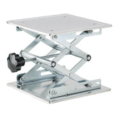 Acymner 8" x 8" Lift Table Lab Scissor Stand Platform | Stainless Steel Laboratory Lift Stand, Lab Lift Stand Table Lifting Jack Platform, Expandable Lift Height Range 3.3"/85mm to 11"/280mm Acymner
