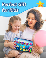 FADAWU 24 Colors Magic Water Elf Toy Kit - Aqua Fairy Water Gel Kits with 16 Molds, DIY Squishy Maker Set for Kids, Water Pets Squishies Toys, Party Favors Arts & Crafts Gift for Boys & Girls FADAWU