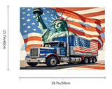 ACANDYL Car DIY Paint by Numbers Kit for Adults Paint by Numbers Beginner Truck Canvas Painting by Number DIY Acrylic Oil Painting on Canvas Arts Craft Decoration 16x20 in ACANDYL