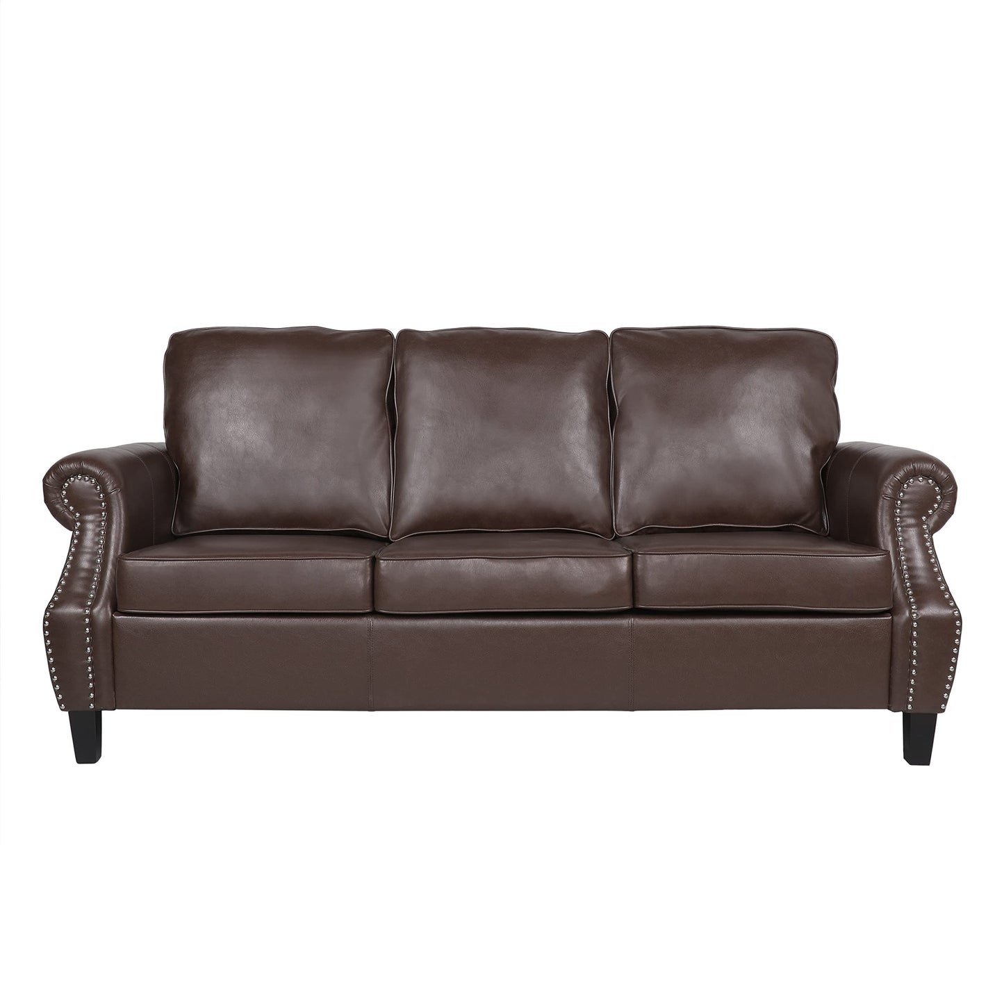 Christopher Knight Home Dowd Sofas, Dark Brown - WoodArtSupply