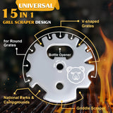 BBQ Smoker Accessories Grilling Gifts for Men: Stocking Stuffers for Men Women Adults Kitchen Gadgets Cooking Grill Scraper Outdoor Mens Gifts for Dad Teen Boys Husband Christmas Ideas Cool Tools DR.LILIANG