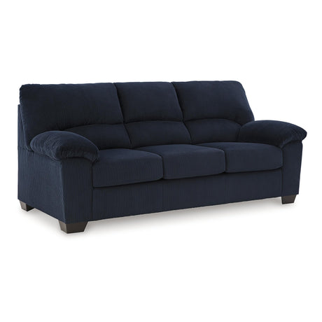 Signature Design by Ashley SimpleJoy Contemporary Sofa for Living Room, Blue Signature Design by Ashley