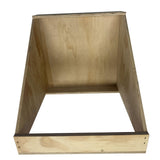 Farm Innovators Single Compartment Versatile Hand Crafted Fully Assembled Wood Nesting Box Coop Ideal for Chicken, Ducks, and Birds Farm Innovators