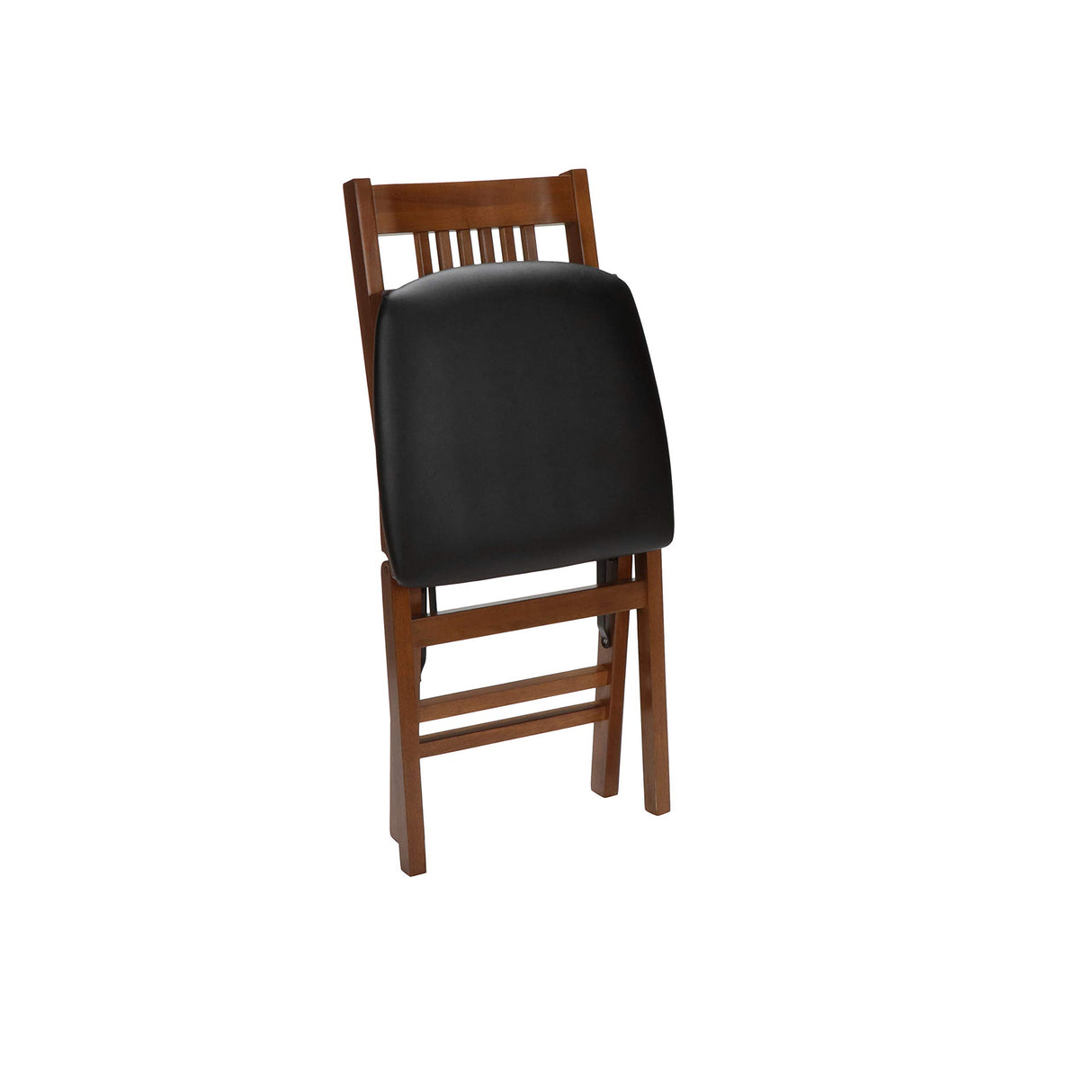 Meco STAKMORE True Mission Folding Chair Fruitwood Finish, Set of 2 MECO