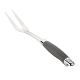 Anolon SureGrip Stainless Steel Meat Fork/Kitchen Tool, 13.25 Inch, Gray,46288 Anolon