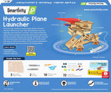 Smartivity 2in1 Hydraulic Airplanes & Darts Launcher STEM Toy for Kids Ages 6-14 Years I Cool Birthday Gifts for Boys & Girls | DIY Science STEM Kit for 6, 8,10,12,14 Years I Engineering Game Smartivity