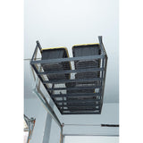 Klutch Overhead Garage Storage Rack — Adjustable Height, 96in.L x 48in.D x 23–37in.H Klutch