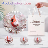 9PCS Sublimation Wind Spinner Blanks Set, 3D Aluminum Hanging DIY Crafts Ornaments for Indoor Outdoor Terrace Garden Heat Press Transfer Sublimation Blanks Wind Spinners Zeloyaut