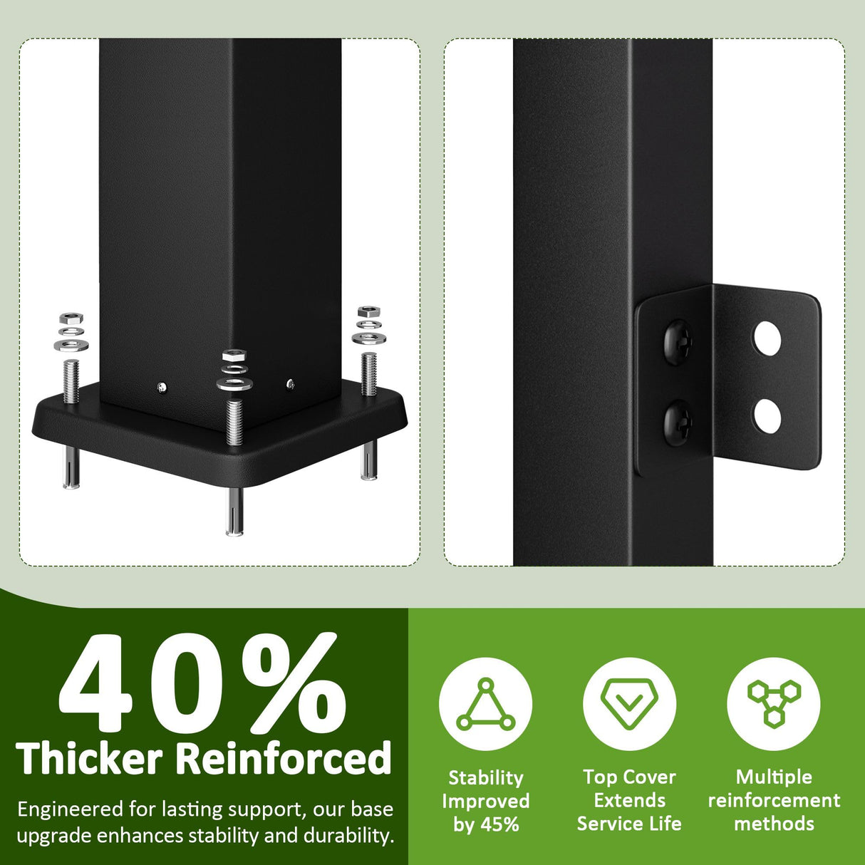 DAUSOLA 10x14 FT Gazebo Pergola for Patio, Gazebos Pergola on Clearance with Sloped Roof, Hard Top Lean to Gazebo, Large Wall-Mounted Heavy Duty Awnings for Patio, Backyard, Deck DAUSOLA