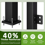 DAUSOLA 10x14 FT Gazebo Pergola for Patio, Gazebos Pergola on Clearance with Sloped Roof, Hard Top Lean to Gazebo, Large Wall-Mounted Heavy Duty Awnings for Patio, Backyard, Deck DAUSOLA