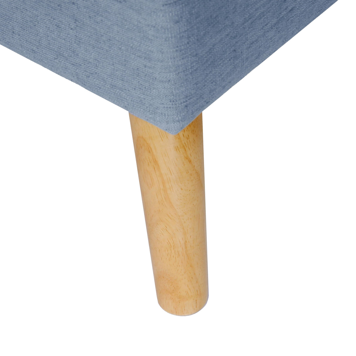 HomePop Modern Storage Bench, Blue Large HomePop