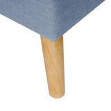 HomePop Modern Storage Bench, Blue Large HomePop