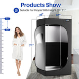 TOREAD Portable Far Infrared Sauna, Portable Infrared Full Size Sauna Tent, Sauna for Infrared Home Spa, Heated Body Therapy, Time & Temperature Remote Control (35"x35"x71") TOREAD