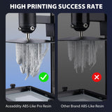 Aceaddity ABS-Like Pro Printer Resin - 405nm UV-Curing Standard Photopolymer Resin with Hardness and Toughness for LCD/DLP/SLA 3D Printers, High Precision & Non-Brittle (Ivory Grey, 1kg) Aceaddity