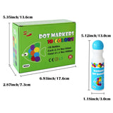 Yuanhe Dot Markers Bingo Daubers - 10 Colors Washable Paint Dotters for Toddlers and Kids Art Supply Yuanhe