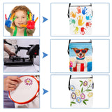 Covzoe 2 Pack Sublimation Blank Bags, Sublimation Crossbody Bag with Adjustable Strap, DIY Sublimation Shoulder Bag, Sublimation Wallets Purse Bag for Birthday Gifts Travel Supplies Covzoe